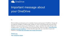 OneDrive’ın gruplar özelliği kapanıyor