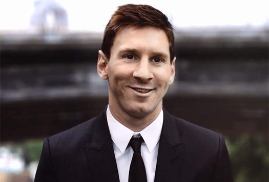 Messi, Galaxy Note 3 için kamera karşısına geçti Video