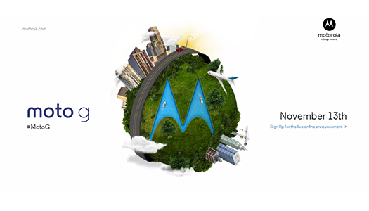 Bütçe dostu Motorola Moto G, 13 Kasım’da tanıtılacak