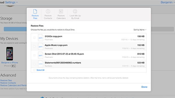 Apple, iCloud’a “geri getirme” özelliği ekledi