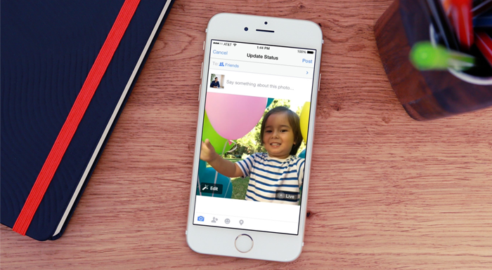 Facebook, Apple’ın canlı fotoğraflar formatına destek vermeye başladı