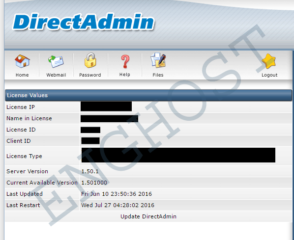 Directadmin 1.50 nulled