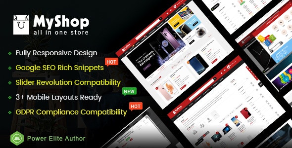 MyShop v1.0 – Top Multipurpose OpenCart 3 Theme