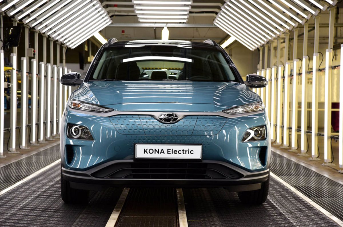 Hyundai Kona Electric Avrupa’da üretime başlıyor